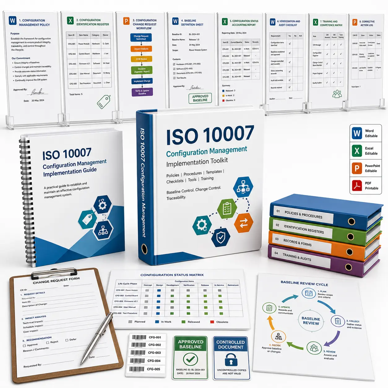 ISO 10007:2017 Configuration Management Implementation Toolkit