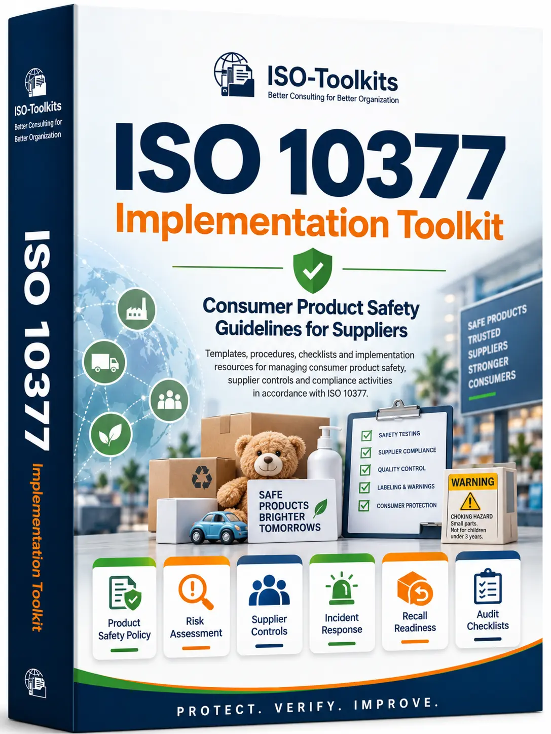 ISO 10377:2013 Consumer Product Safety Guidelines for Suppliers Implementation Toolkit Cover