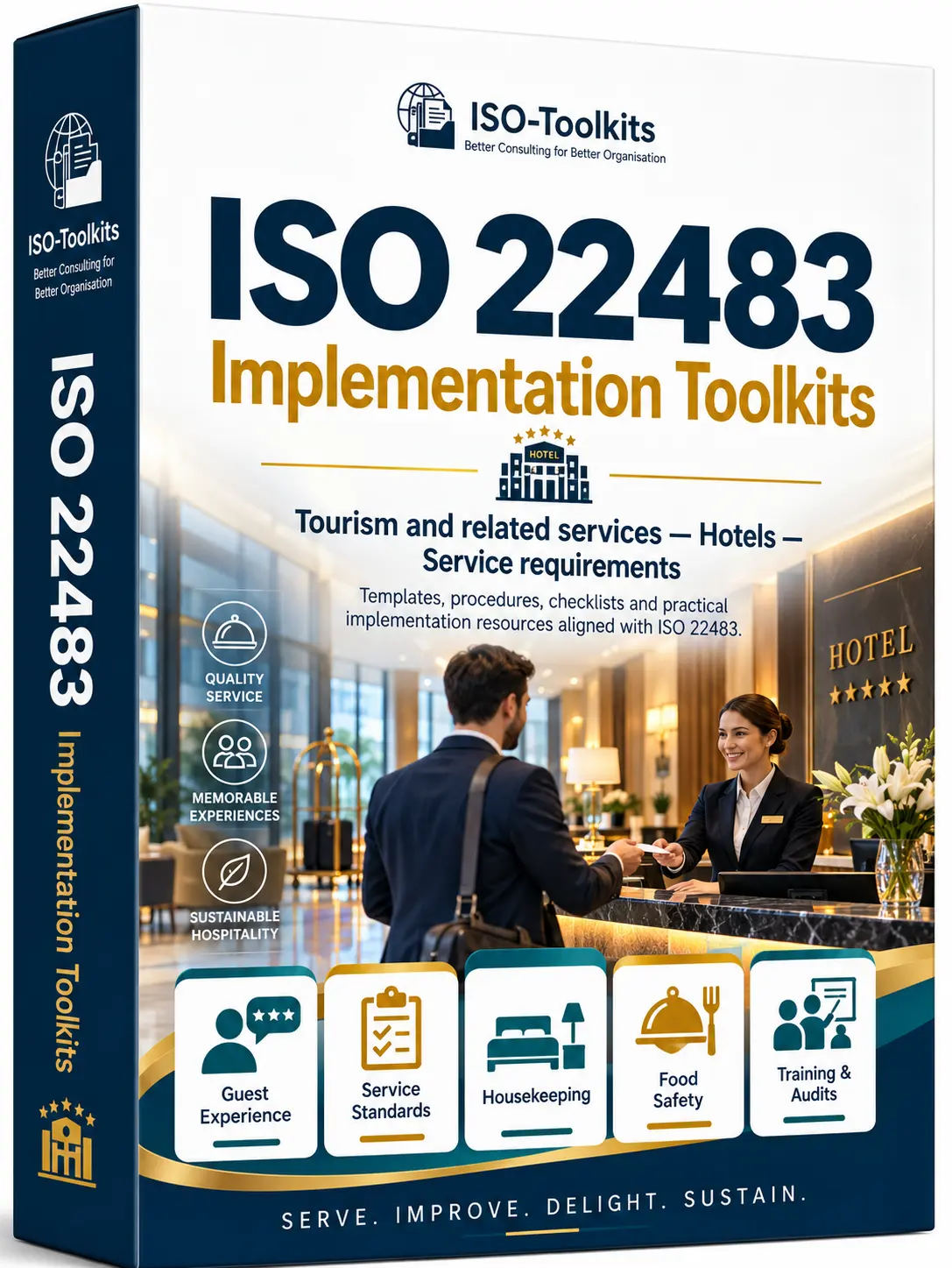 ISO 22483:2020 Hotels Service Requirements Implementation Toolkit Cover