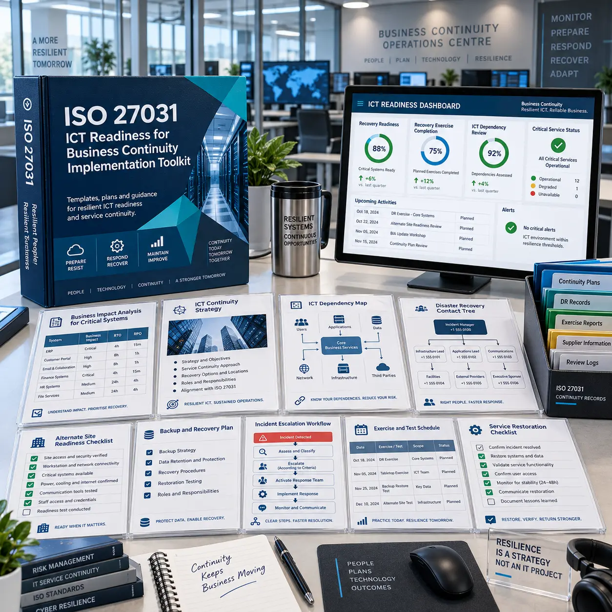ISO/IEC 27031:2025 ICT Readiness for Business Continuity Implementation Toolkit